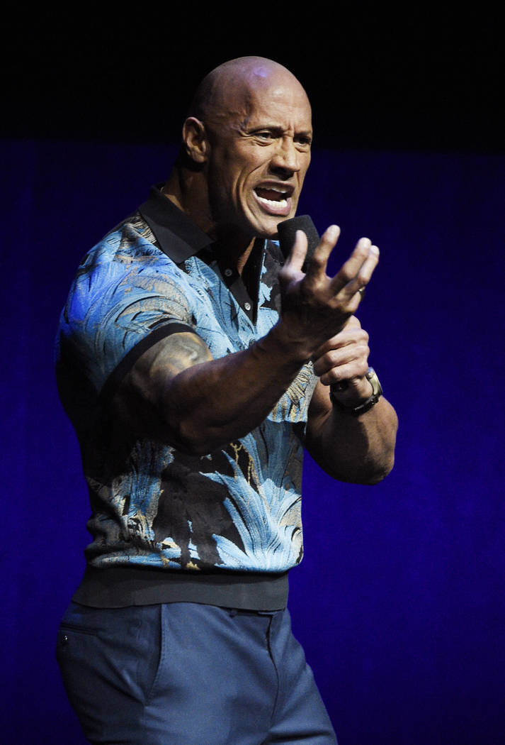 Dwayne Johnson, a cast member in the upcoming film "Fast and Furious Presents: Hobbs & ...