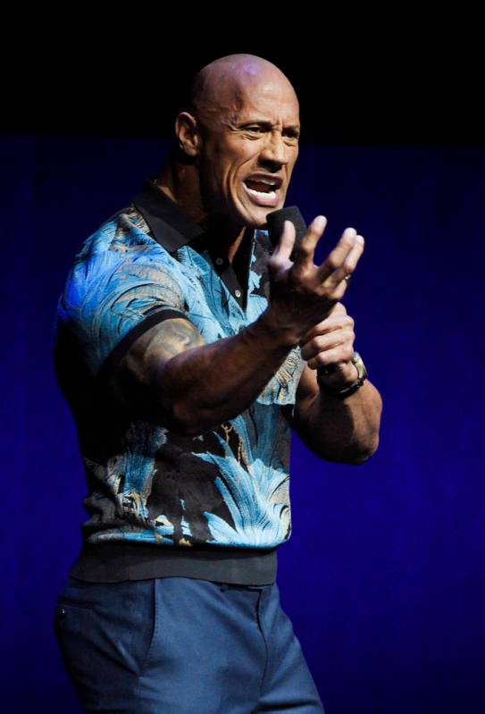 Dwayne Johnson, a cast member in the upcoming film "Fast and Furious Presents: Hobbs & ...
