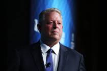 Former Vice President Al Gore speaks during the National Clean Energy Summit Friday, Oct. 13, 2 ...