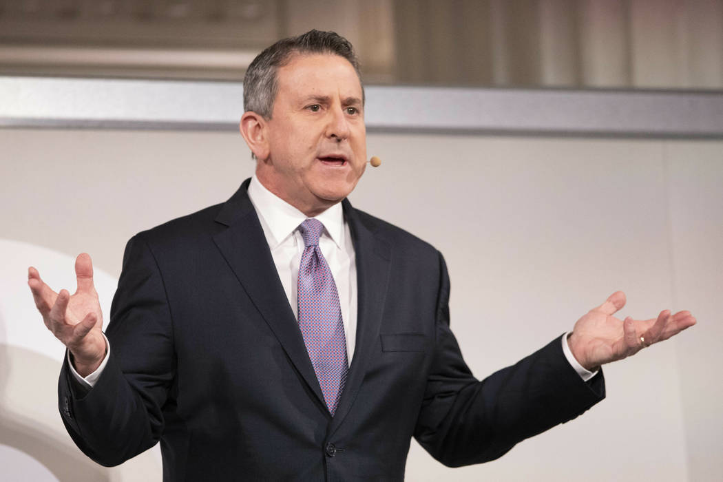 In this March 5, 2019, file photo Brian Cornell, Chairman of the Board and CEO of Target, speak ...