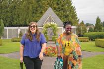 Aidy Bryant and Lolly Adefope in "Shrill." (Hulu)