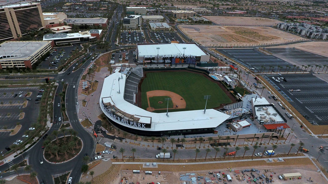 The Las Vegas Ballpark® in Downtown Summerlin, home of the Las Vegas Aviators® Triple ...