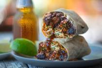 BBQ Mexicana’s ballpark menu will include the Burnt Ends Burrito. (Peter Harasty Photogr ...