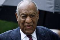 Bill Cosby arrives for a sentencing hearing Sept. 25, 2018, following his sexual assault convic ...