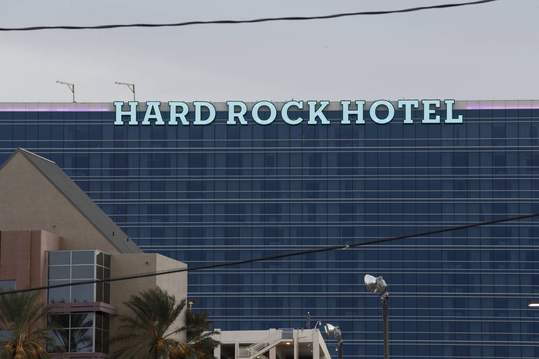 Hard Rock hotel-casino in Las Vegas, Friday, Jan. 19, 2018. (Erik Verduzco Las Vegas Review-Jou ...