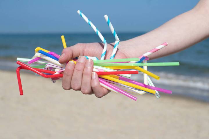 Americans use 500 million plastic straws per day, according to industry statistics. (Getty Images)
