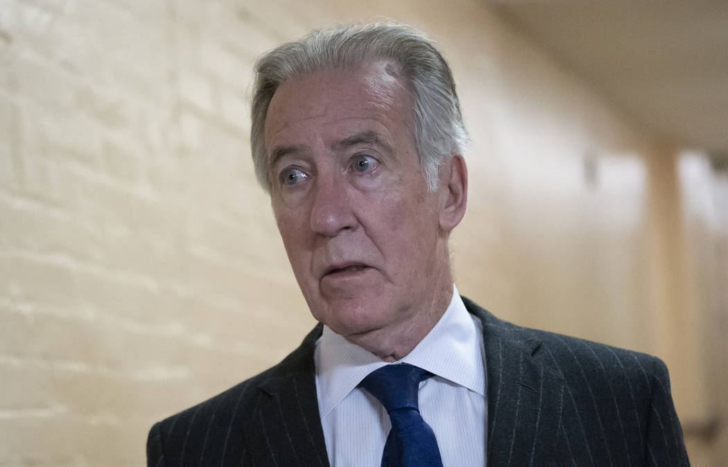 In this April 2, 2019, photo, House Ways and Means Committee Chairman Richard Neal, D-Mass., ar ...