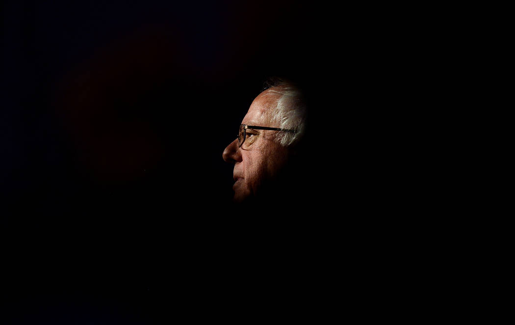 Democratic presidential candidate Sen.ÊBernieÊSanders, I-Vt., speaks at the Internati ...