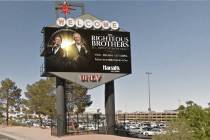 An Adomni digital billboard is shown near the University of Nevada, Las Vegas. (courtesy)