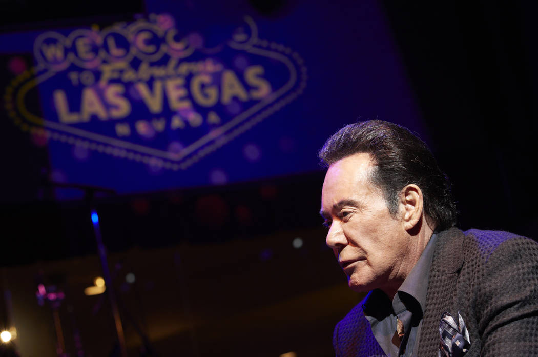 In this Jan. 18, 2019, photo, Wayne Newton speaks with the Associated Press at Caesars Palace i ...