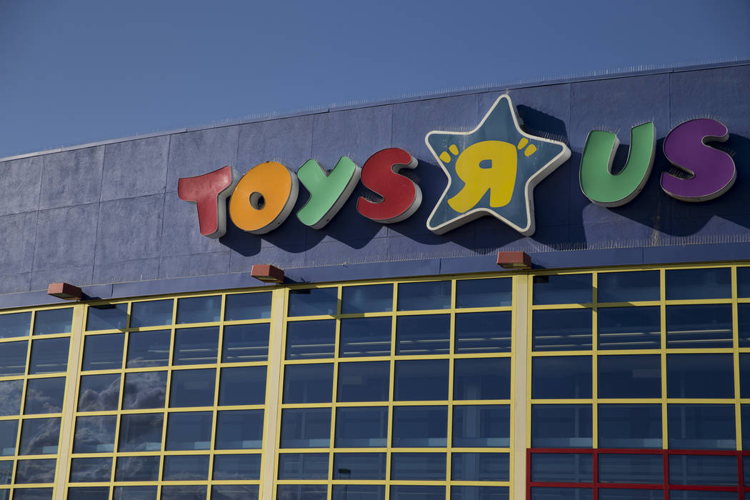 Toys R Us at 4550 Meadows Lane in Las Vegas, Wednesday, March 14, 2018. (Erik Verduzco Las Vega ...