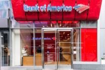 A Bank of America branch office as seen on May 5, 2017, in New York City. (Getty Images)