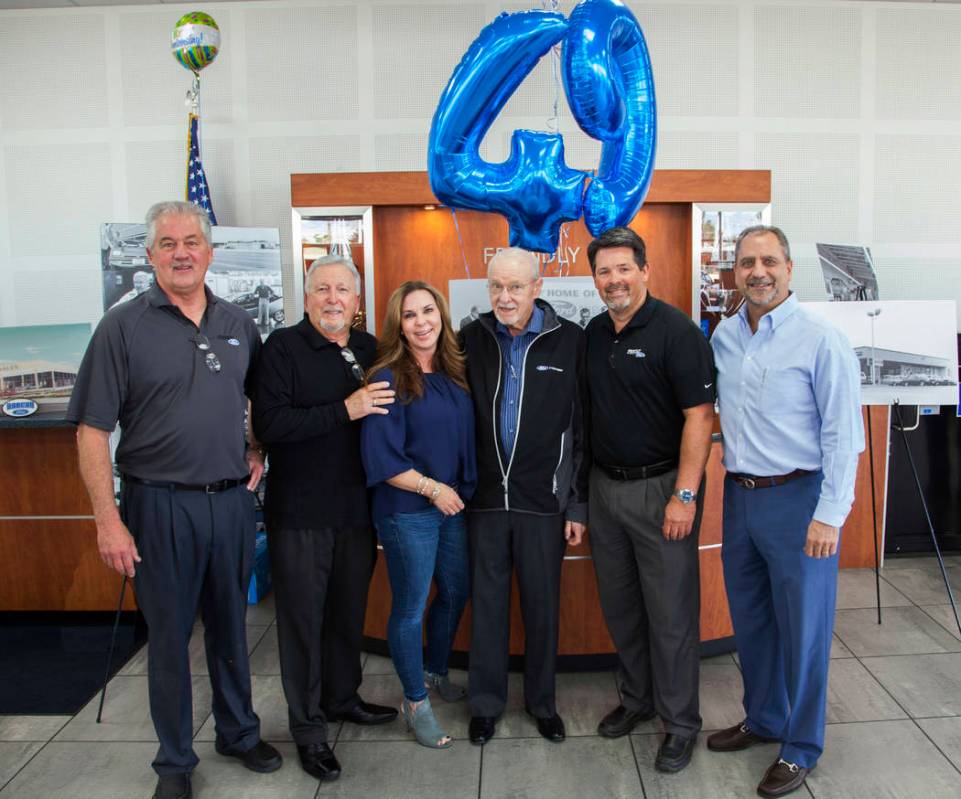 Friendly Ford celebrated the dealership's 49th anniversary with former and current employees: f ...