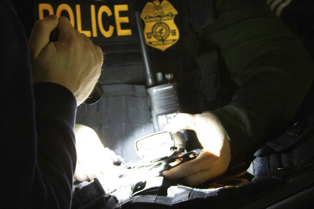 In this photo provided by the Department of Health and Human Services, Office of Inspector Gene ...