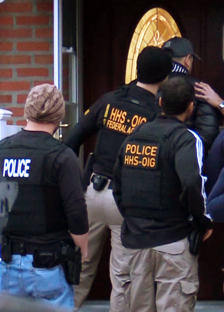 In this photo provided by the Department of Health and Human Services, Office of Inspector Gene ...