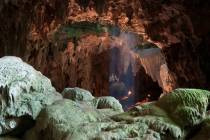This undated photo provided by the Callao Cave Archaeology Project in April 2019 shows Callao C ...