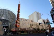 Golden Gate in downtown Las Vegas Thursday, Oct. 4, 2018. K.M. Cannon Las Vegas Review-Journal ...