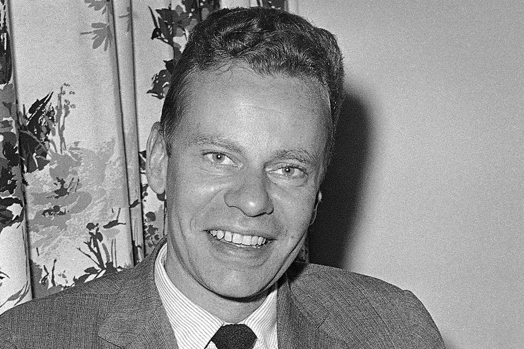 FILE - This Oct. 14, 1959 file photo shows Charles Van Doren at New York's hotel Roosevelt. Van ...