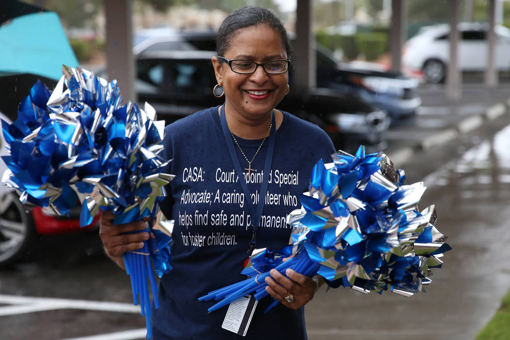 Sheila Parks, program coordinator for Court Appointed Special Advocates, also know as CASA, hol ...