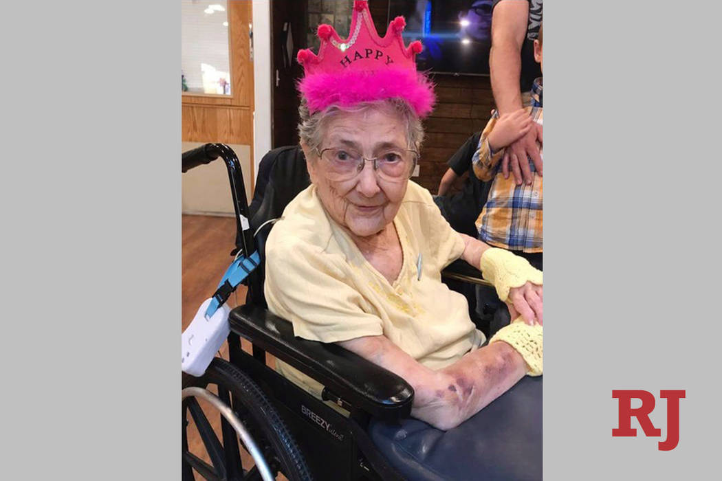 This undated photo provided by the Bentley family shows Rose Marie Bentley, before the end of h ...