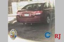 A red 2011 Subaru Legacy bearing Nevada plate 263G63 is missing from a deceased 55-year-old mal ...