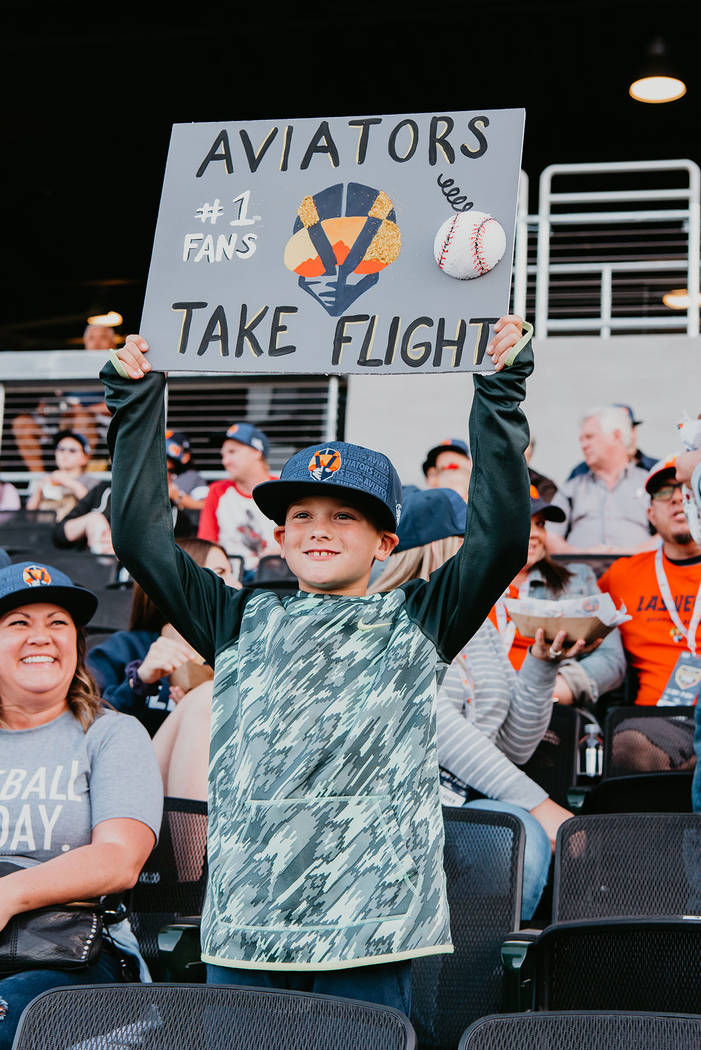 The Howard Hughes Corp. The evening included a win by the Aviators over the Sacramento River Cats.