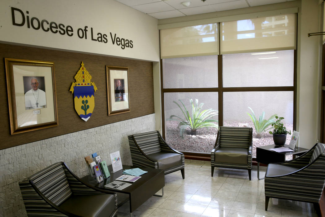 The Catholic Diocese of Las Vegas Friday, April 12, 2019. (K.M. Cannon/Las Vegas Review-Journal ...