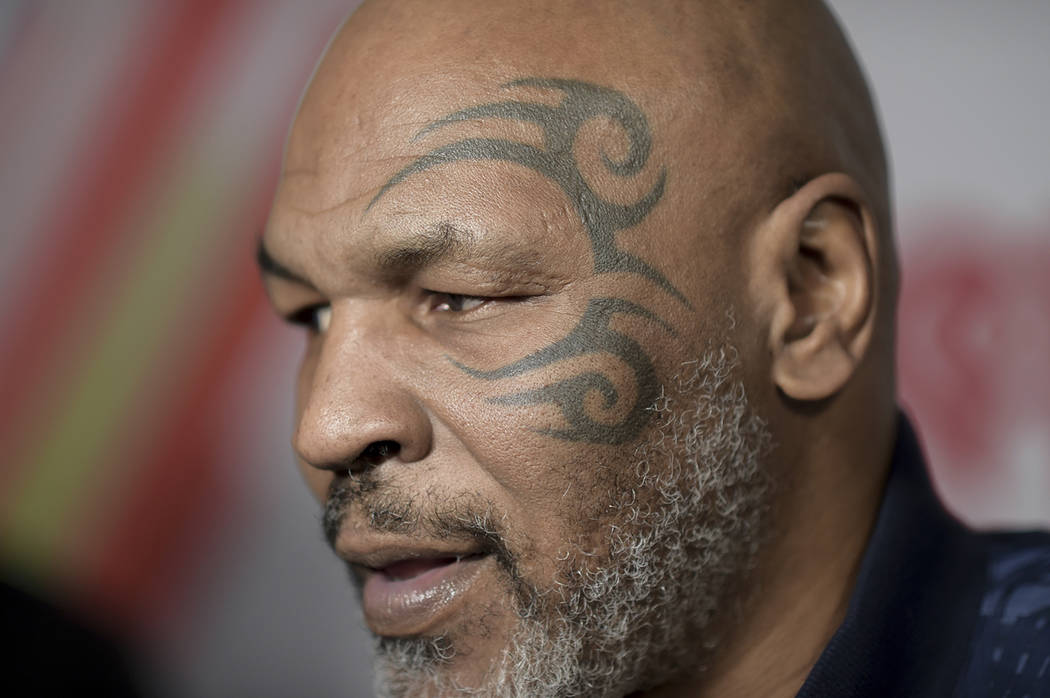 Mike Tyson attends the 2019 iHeartRadio Podcast Awards at the iHeartRadio Theater on Friday, Ja ...