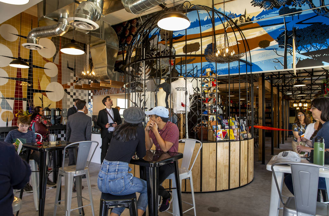 The new coffee shop begins serving during the launch of The Lucy and grand opening of the new i ...