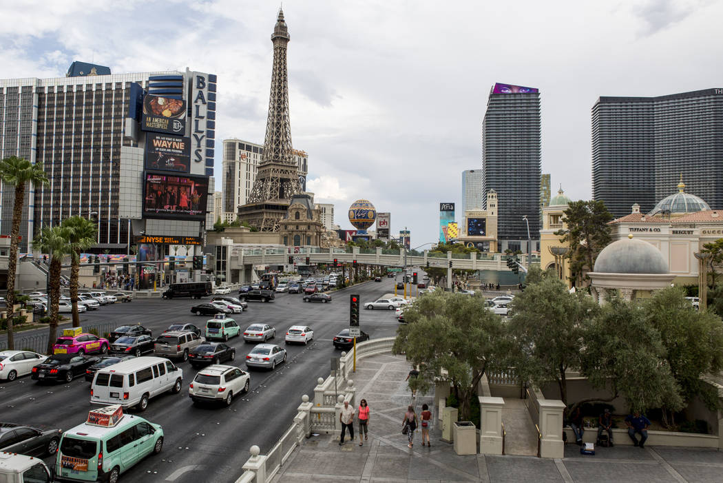 After a warm, sunny weekend, Las Vegans can expect a windy start to the week and chances for ra ...