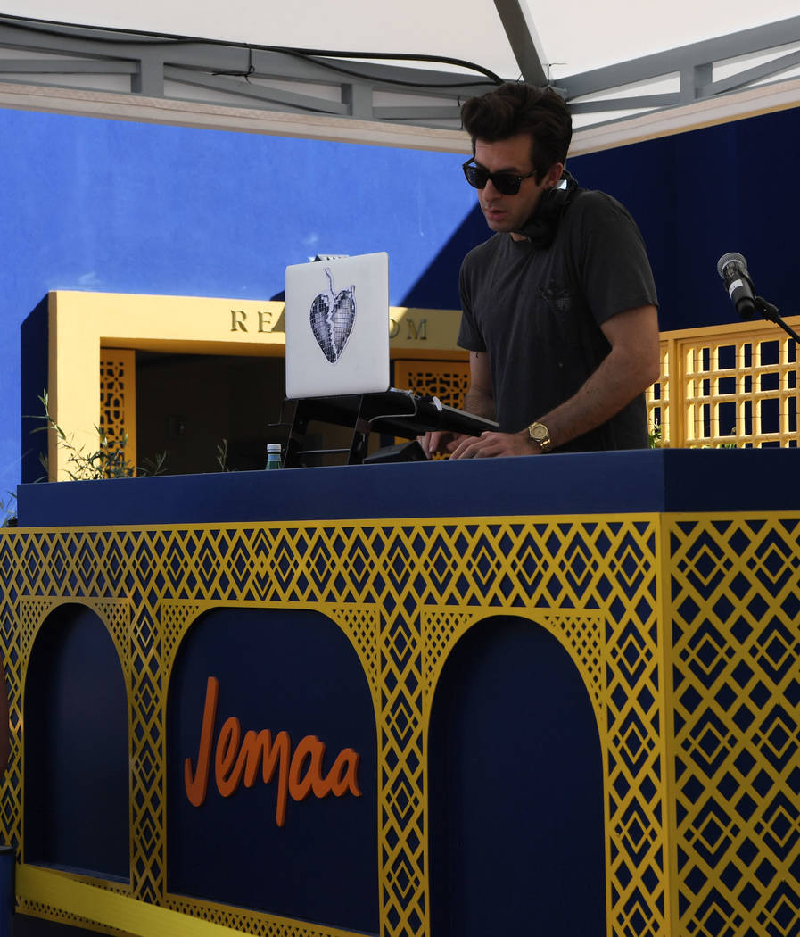 LAS VEGAS, NV - APRIL 13: Musician/DJ/songwriter Mark Ronson performs at the debut weekend of ...