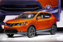 FILE - In this Jan. 9, 2017 file photo, the 2017 Nissan Rogue Sport is on display at the North ...