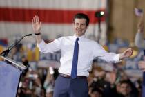 South Bend Mayor Pete Buttigieg announces that he will seek the Democratic presidential nominat ...