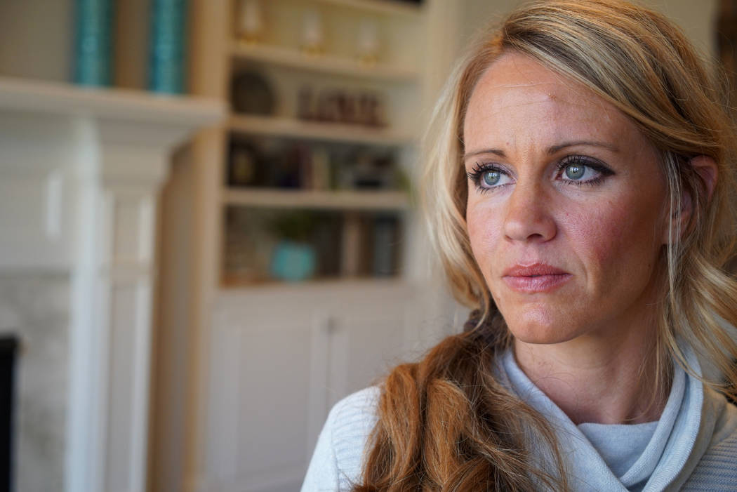 Kacey Ruegsegger Johnson poses March 27, 2019, for a portrait at her home in Cary, N.C. Ruegseg ...