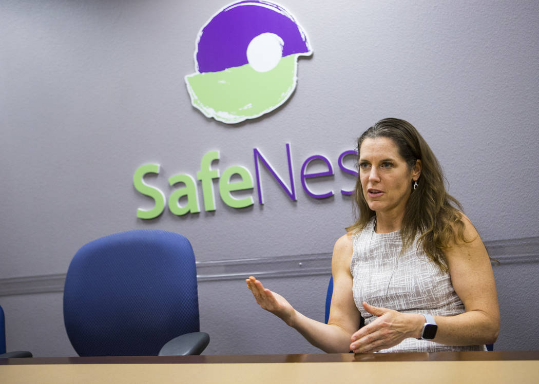 SafeNest CEO Liz Ortenburger talks about the text and online chat features that were added to a ...