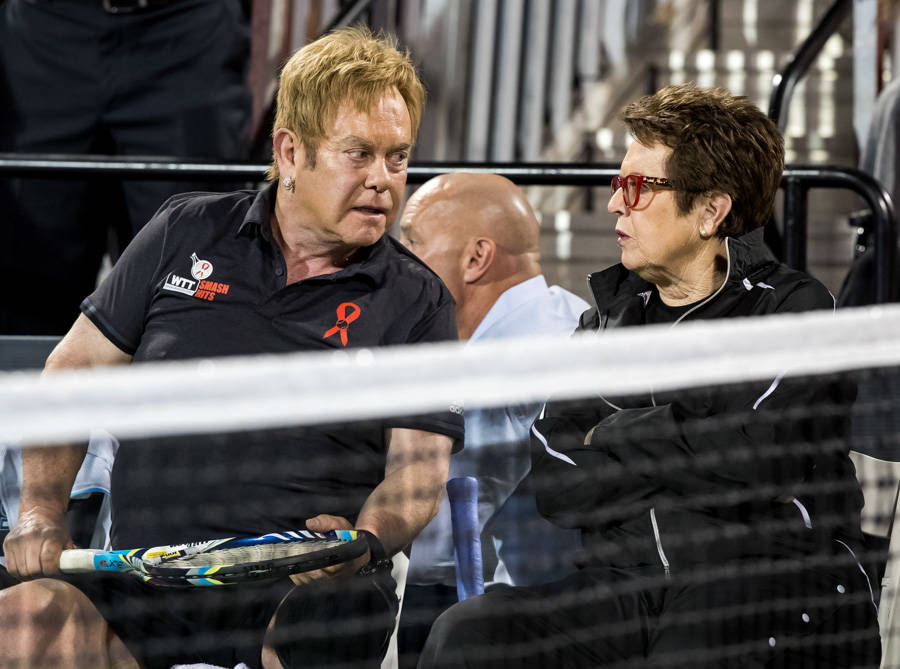 The 2016 World Team Tennis Smash Hits fundraiser benefiting The Elton John AIDS Foundation at C ...