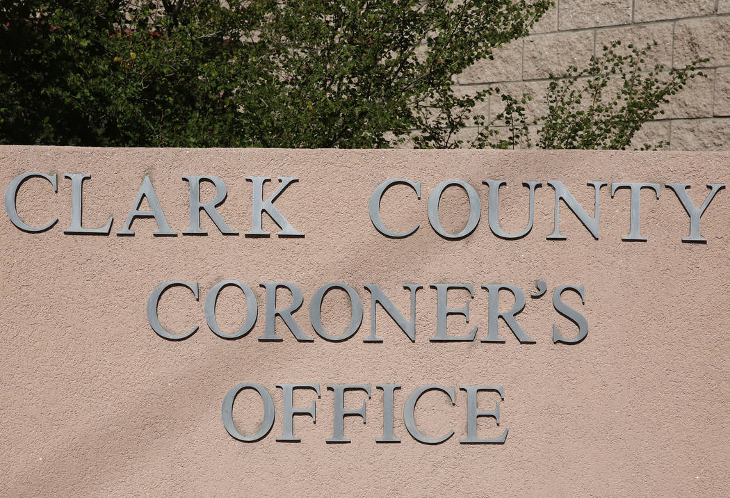 The Clark County Coroner and Medical Examiner office located at 1704 Pinto Lane in Las Vegas. ( ...