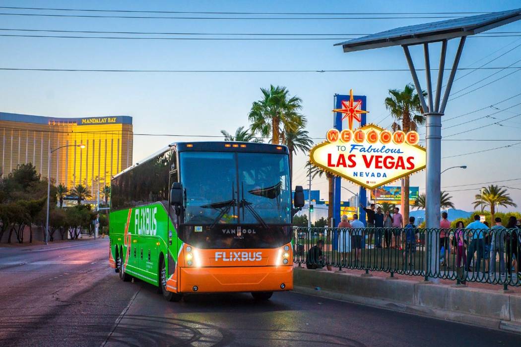 Low cost bus startup FlixBus plans to expand its Las Vegas service area to four Utah cities thi ...