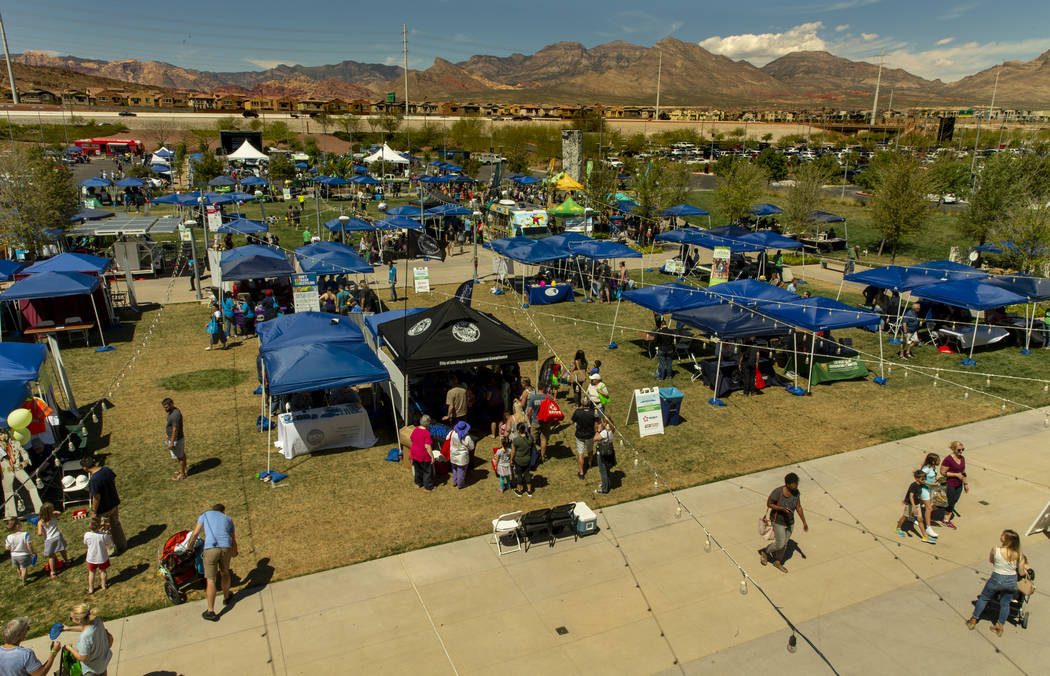 GREENFest celebrates its 10th anniversary at Downtown Summerlin which features environmental to ...