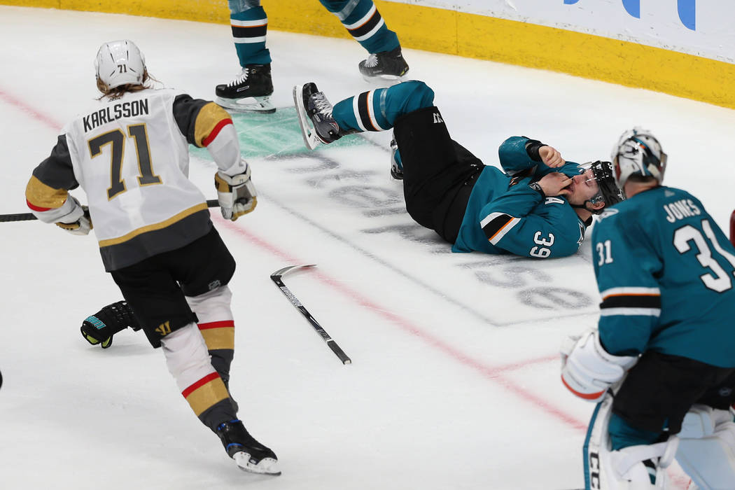 Logan Couture questionable for San Jose Sharks game vs. Vegas