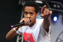 Earl Sweatshirt performs at the Spin Magazine Day Party at Stubb's during South By Southwest on ...