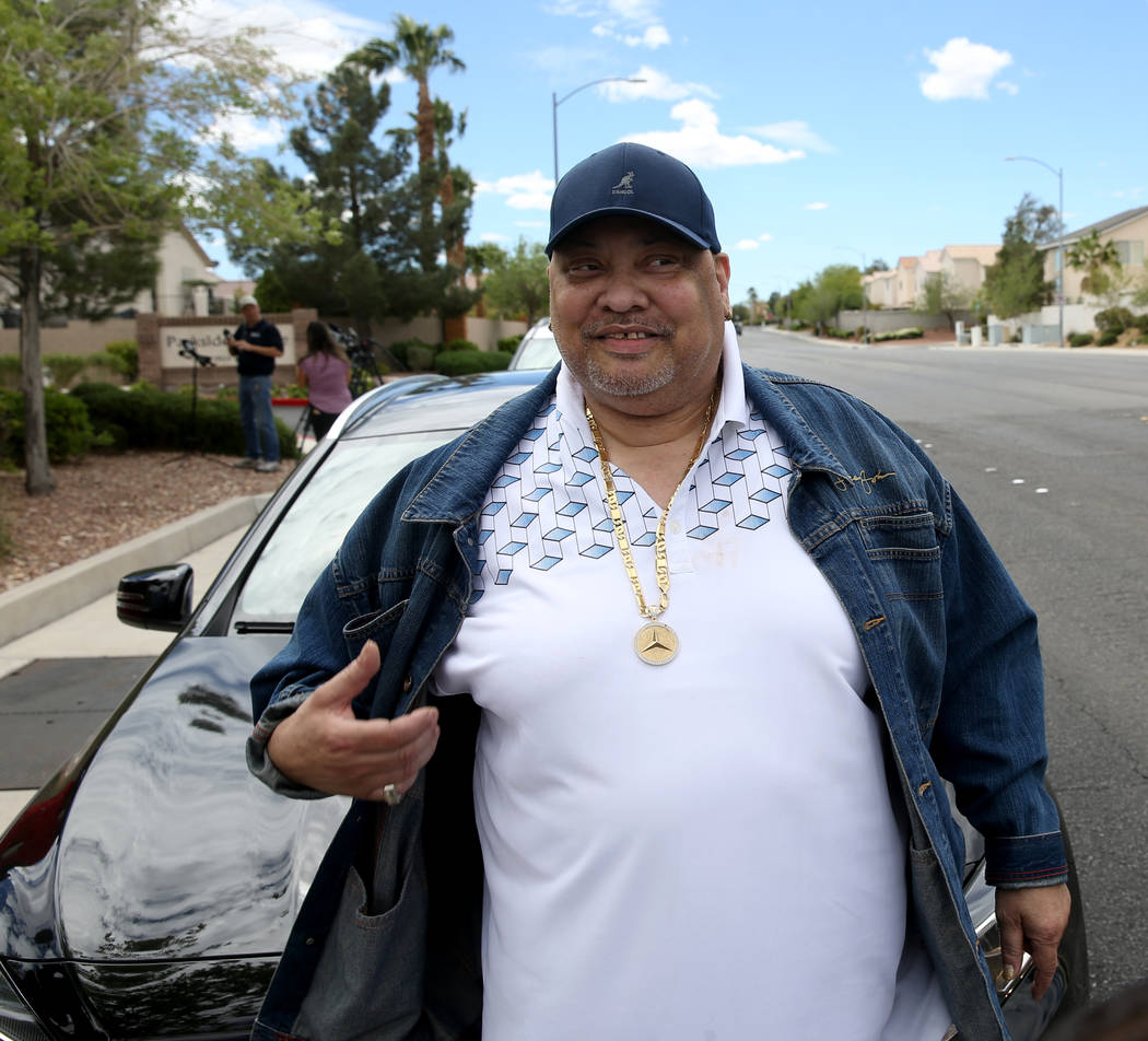 Melvin Spencer, who lives near a house where a fatal shooting occurred in a gated community nea ...