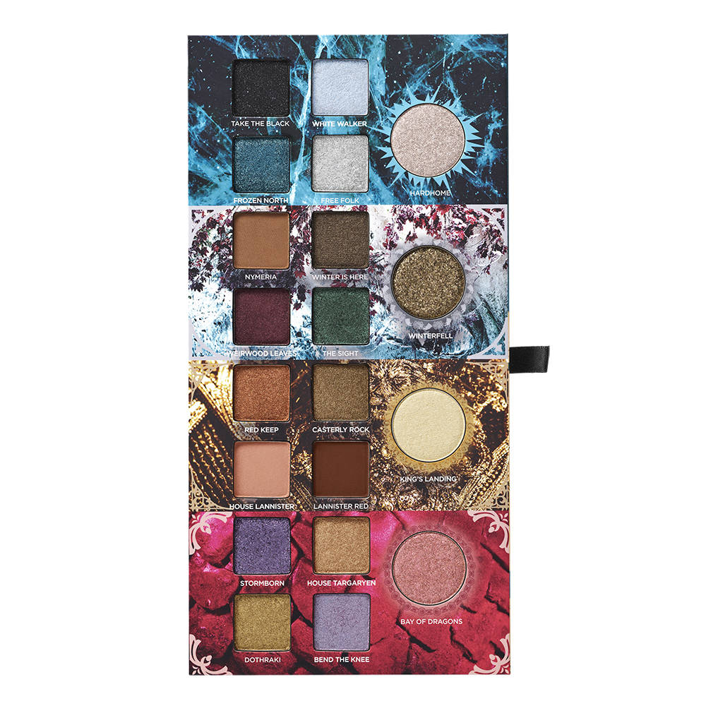 This product image released by HBO shows Urban Decay’s new makeup collection inspired by ...