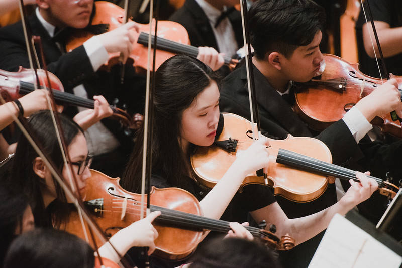 Students in the Clark High School orchestra performing in Carnegie Hall on Friday, April 12. (C ...