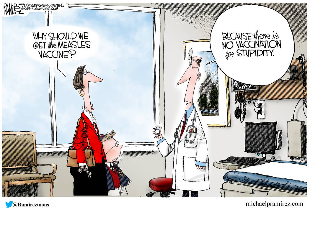 CARTOON: The vaccination controversy | Las Vegas Review ...