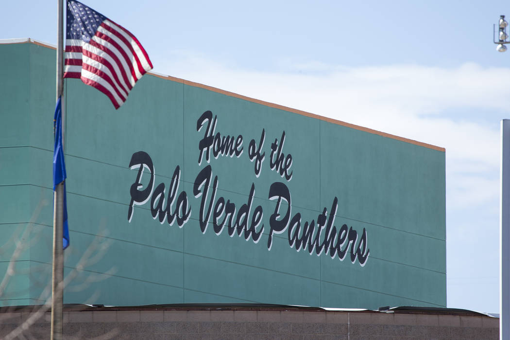 Palo Verde High School in Las Vegas on Thursday, March 1, 2018. (Review-Journal file photo)