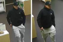 Police are looking for this man suspected in an armed robbery of a business Tuesday, April 16, ...