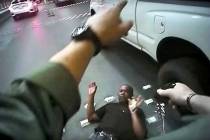 Metropolitan Police Department body-camera footage shows Tashii Brown being stunned with a tase ...
