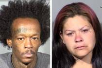 Jason Washington, left, and Ashley Duque (Las Vegas Metropolitan Police Department)