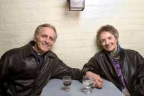 In this April 8, 2004 file photo, playwright Mark Medoff, left, and actress Phyllis Frelich pos ...